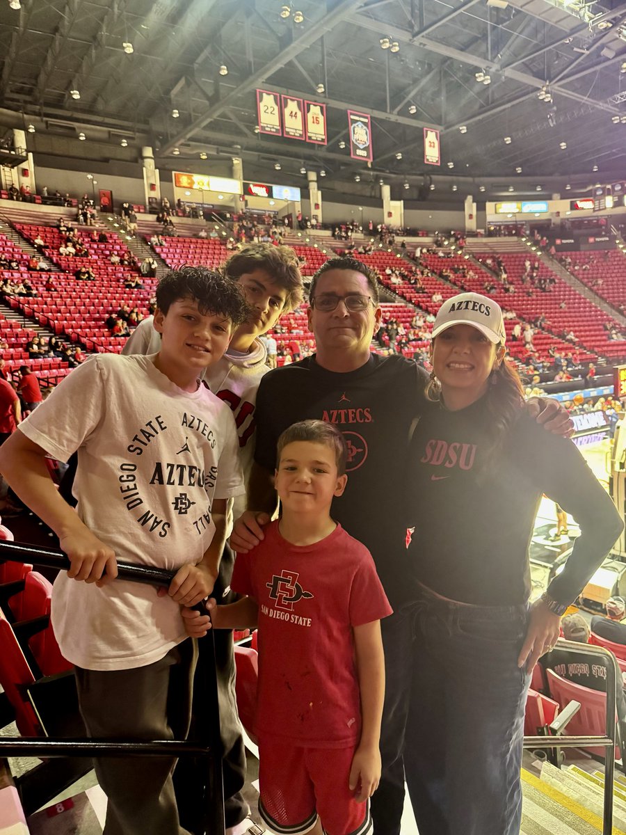 Home is where the ❤️ 🖤 is. #GoAztecs