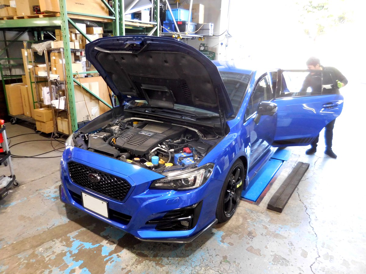 ProvaYokohama's tweet photo. #VM4 #LEVORG #ターボインレット + #アース #ケーブル 類のお取付でのご来店です。レスポンス向上で状態の良い1台です、ありがとうございました!#subaru #prova #maintenance #icefuse #unitedsound #tubocharged https://t.co/O8piPgJFEr