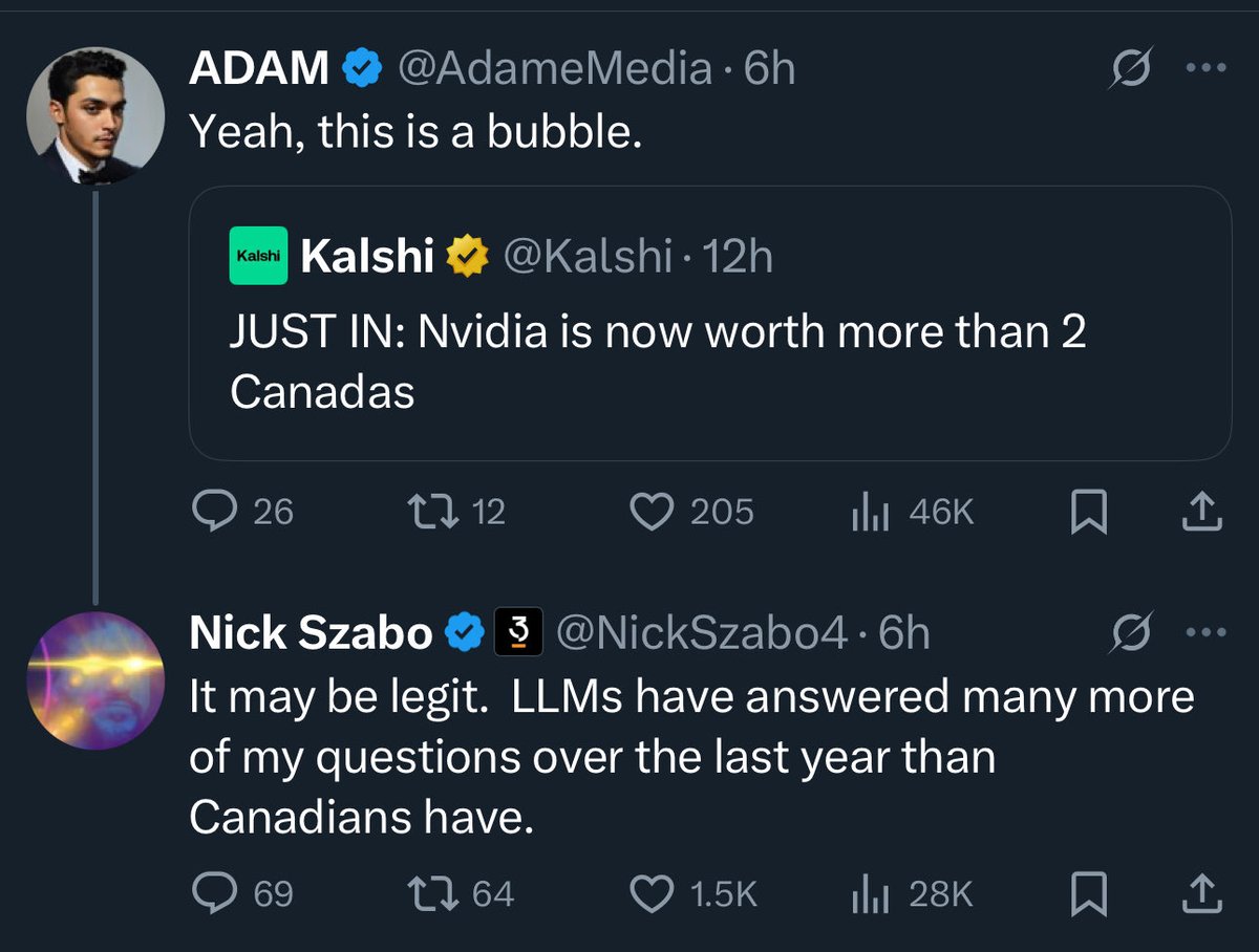 I will never delete this app 🤣🤣 <a href="/AdameMedia/">ADAM</a> <a href="/NickSzabo4/">Nick Szabo</a>