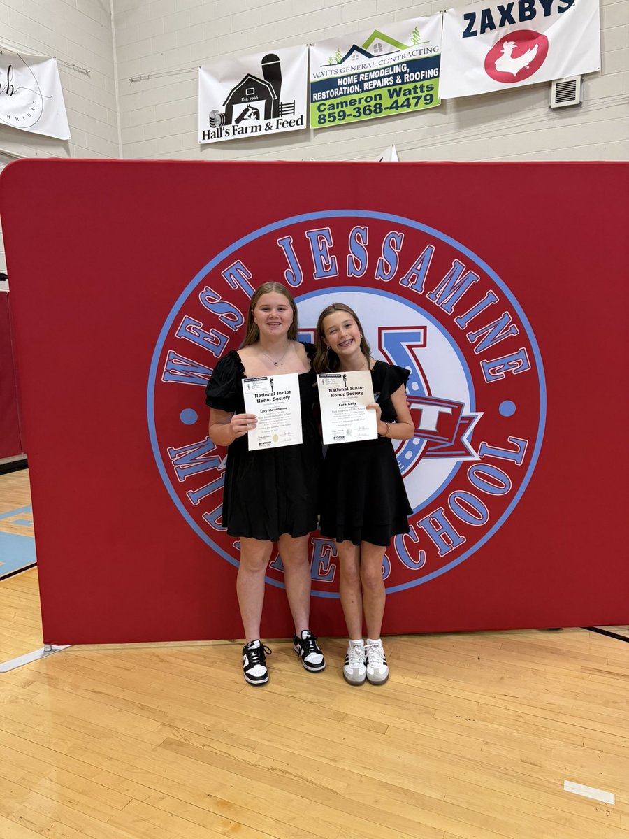 Super excited to be inducted into the National Junior Honors Society! It was an privilege to get the opportunity to apply and get in! Thank you West Jessamine Middle school for this amazing opportunity! <a href="/BBandits2012/">Beverly Bandits Futures 14u Moran/Ault</a> <a href="/los_stuff/">Carlos Arias</a> <a href="/umichsoftball/">Michigan Softball</a> <a href="/UofL_CoachHolly/">Holly Aprile</a> <a href="/BonnieTholl/">Bonnie Tholl</a>
