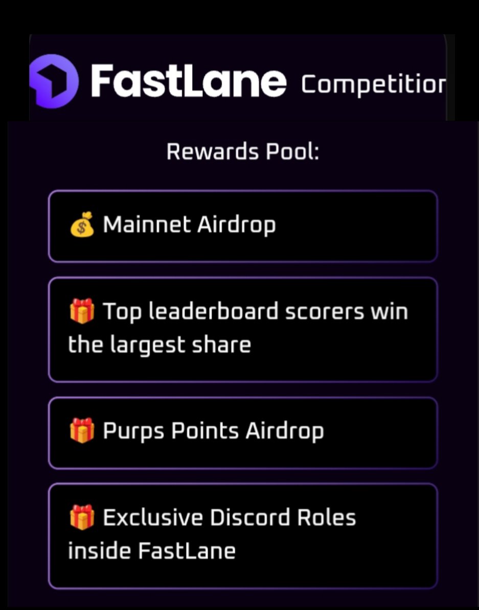 adamramadan0712's tweet photo. #day2 PURPS Airdrop Phase 2

Stake and swap on @PurpsExchange
Swap your $MON tokens to $shMON and boost your swap volume.

How it works:
You earn points from two actions:

Stake $MON for $shMON → +10 pts per $100 staked

Trade on Purps → +10 pts per $100 in volume https://t.co/kfevkHO67L
