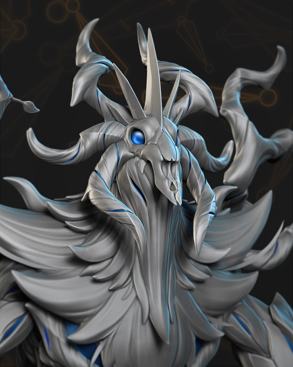 Root_Bone's tweet image. Ancient Apparition — The Howl of Winter ❄️

Exploring form and rhythm at the sculpt stage: ice, fur, and horn motifs re-imagining Ancient Apparition as a forest spirit bound in eternal frost.

Sculpting and 3D modeling by our team at @root_bone

Concept art by @Nobel_via 

See…