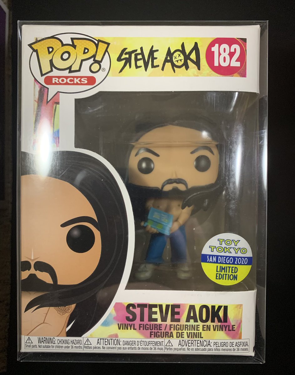 ArgyledPlaschke's tweet photo. Steve Aoki
Funko POP # 182
San Diego 2020 Limited Edition
$8
Shipping Starts @:
🇺🇸: $10
🇨🇦: $20
#WBC #CUTL #ZakStack14
October 2025 https://t.co/FBX5zsPZQl