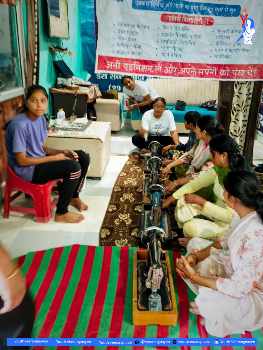 Yveerangnayen's tweet image. A new chapter begins with skill and shine,
Our Sirsa Centre opens — a step divine.
Where learning meets passion every day,
Empowering hands, inspiring minds to stay.

#4thbatch #FreeTraining #VocationalCourses #YouthVeerangnayen #WomenEmpowerment  #ISOCertified #EmpoweringU
