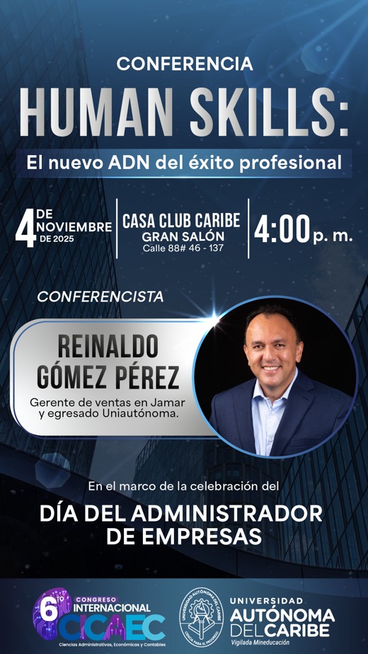 Tavo829's tweet photo. Este martes 4 de noviembre celebramos en @UAutonoma el día del Administrador de empresas con la conferencia magistral "Human skills: el nuevo ADN del éxito profesional" que brindará nuestro egresado Reinaldo Gómez.  Los esperamos!!! https://t.co/JNloWsKbWH