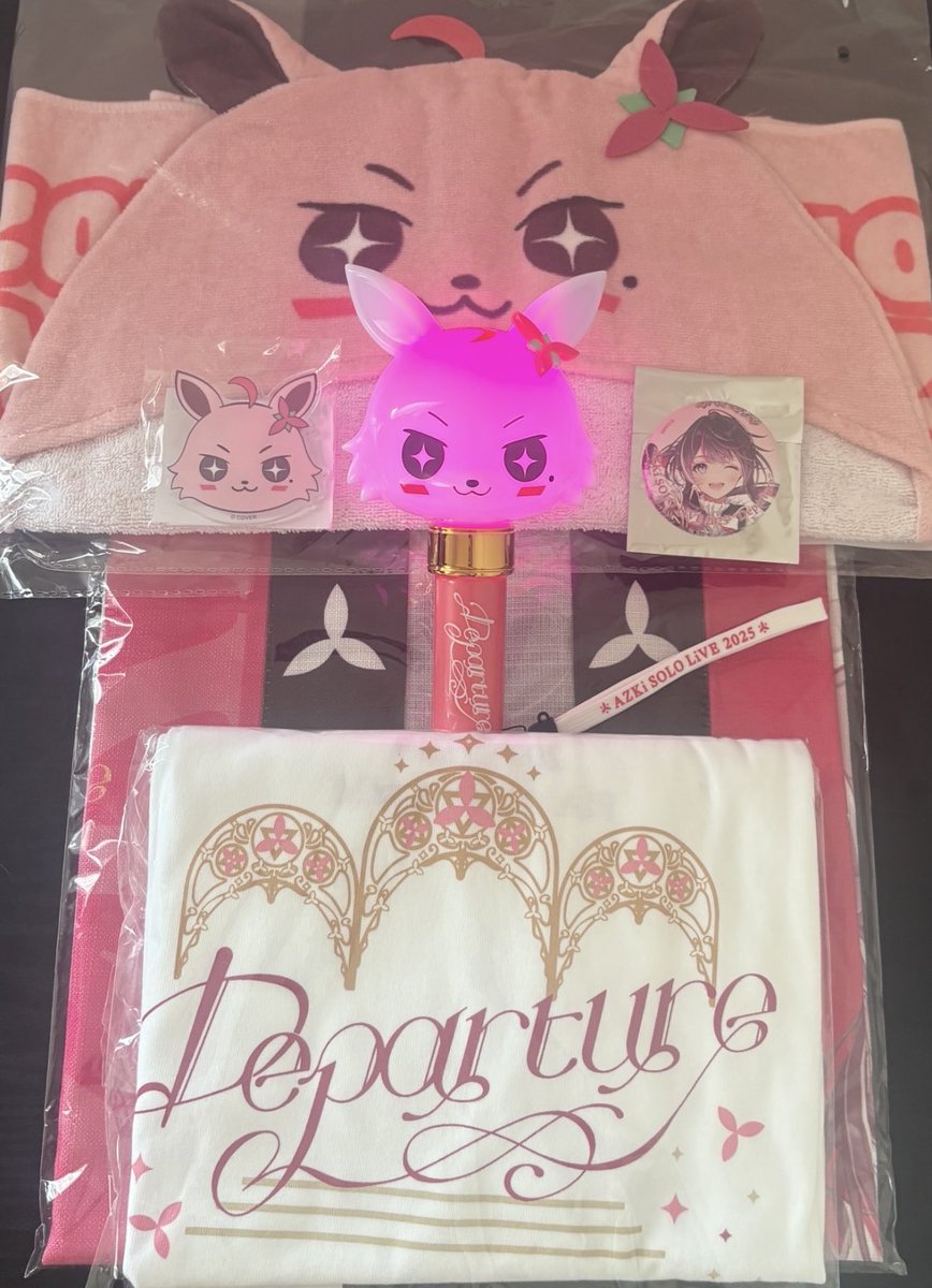 AZKi あずき　ソロライブ　2025 応援セット+法被 AZKi SOLO LiVE 2025 Departure 応援セット 法被 AZKi ソロライブ2025
