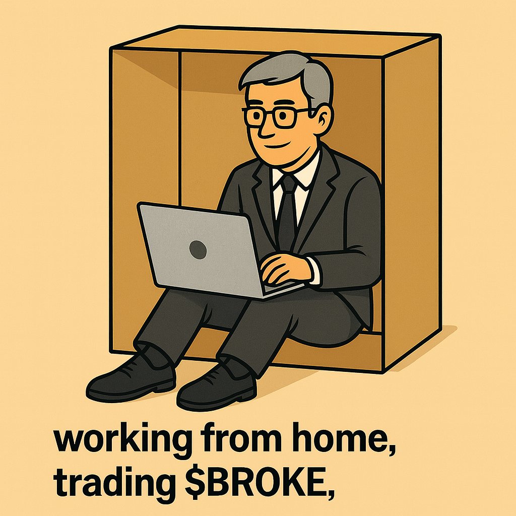 cryptonicshill's tweet photo. The $BROKE Lifestyle. 💀 https://t.co/0HpQIKNo2Z