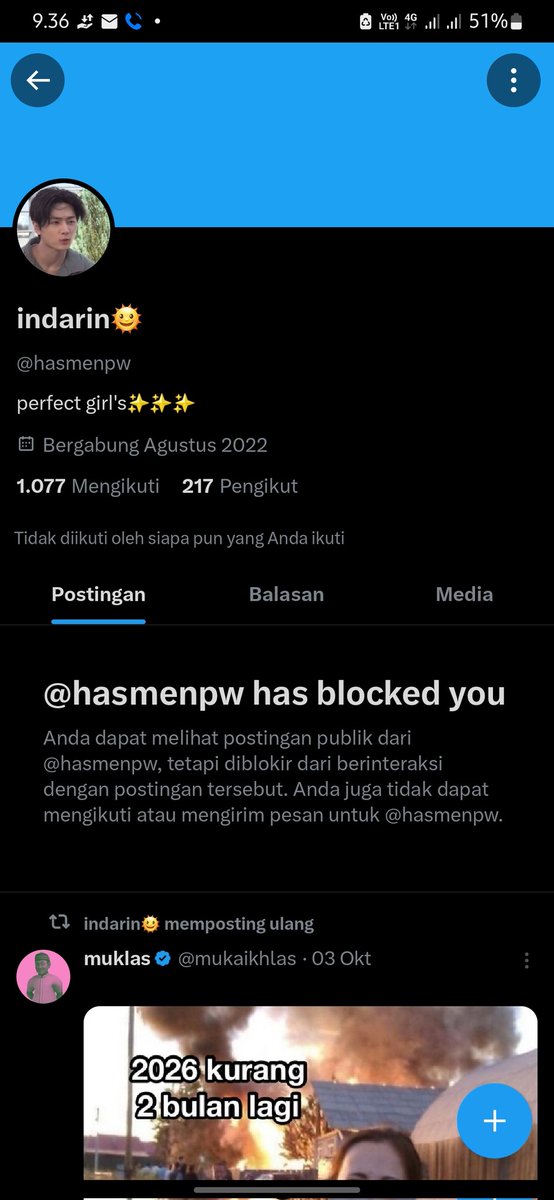meetthebleu's tweet photo. Ekekekekekek ketauan ya @hasmenpw ??? Siapapun yang lagi kesusahan, yang habis ditipu orang. Kalo ada yang di dm org ini buat disuruh ke akun jasa hack jangan pernah mau.. Bantu RT siapapun yang lewat please... https://t.co/UNmZLTGBbG