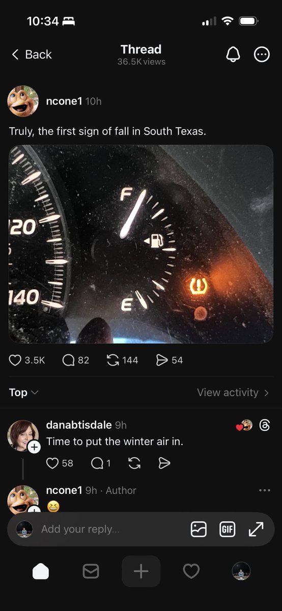 #TIL

kena juga TPMS nyala di tol pas otw dr Pitts ke NYC

dikira rusak, ternyata karena suhu toh