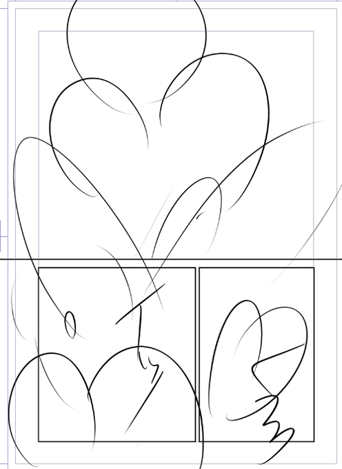 月岡の後半のネームはこんな感じなので毎回「これどういうコマ…?」となります。勢いに任せすぎているッ!!!! 