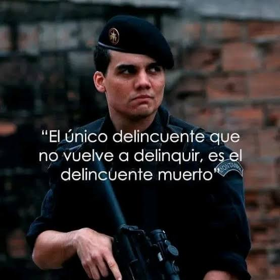 La policía de rio de Janeiro lo hizo canon de golpe  🐺