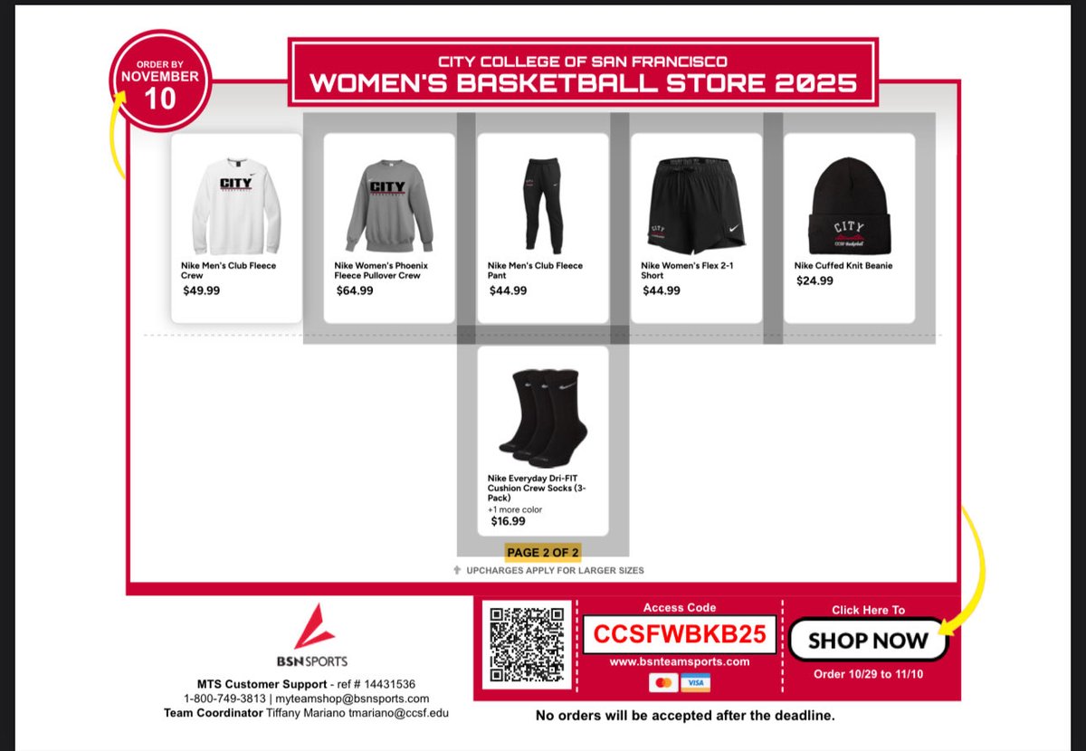 CCSF Women's Bball tweet media