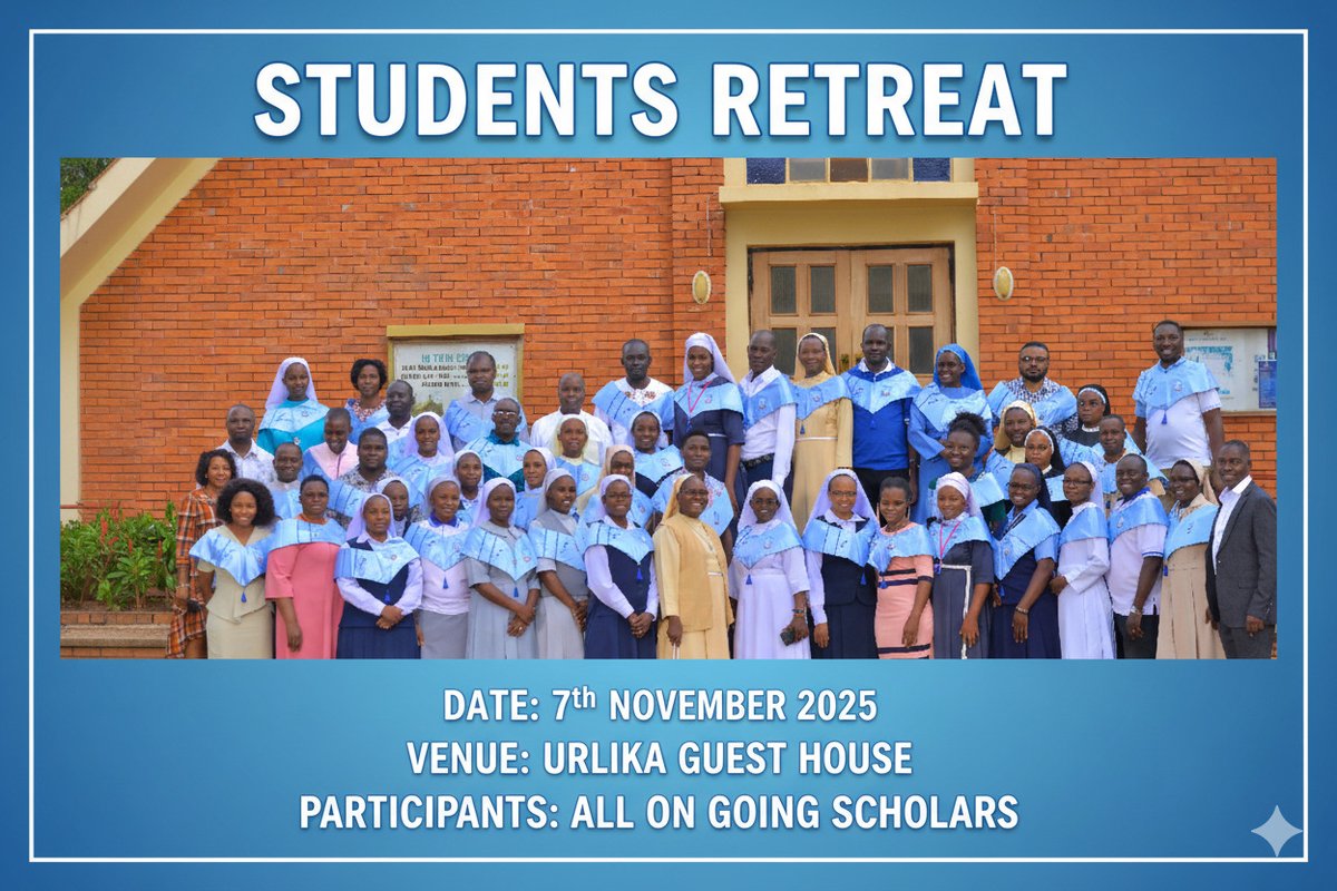 NGLP in Uganda cordially invites all ongoing scholars to the annual Students Retreat. 
This event is specifically structured to offer a vital opportunity for spiritual, mental, and relational refreshment necessary for sustained academic and leadership excellence. #NGLPimpact 👏
