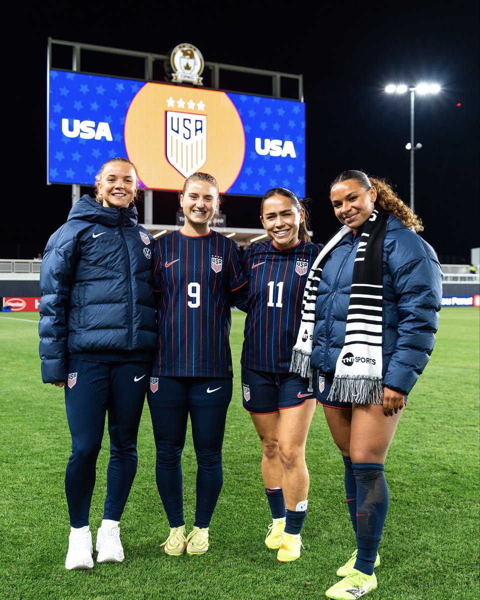 Closing out <a href="/USWNT/">U.S. Women's National Soccer Team</a> camp at CPKC Stadium. Nothing better. 🥹