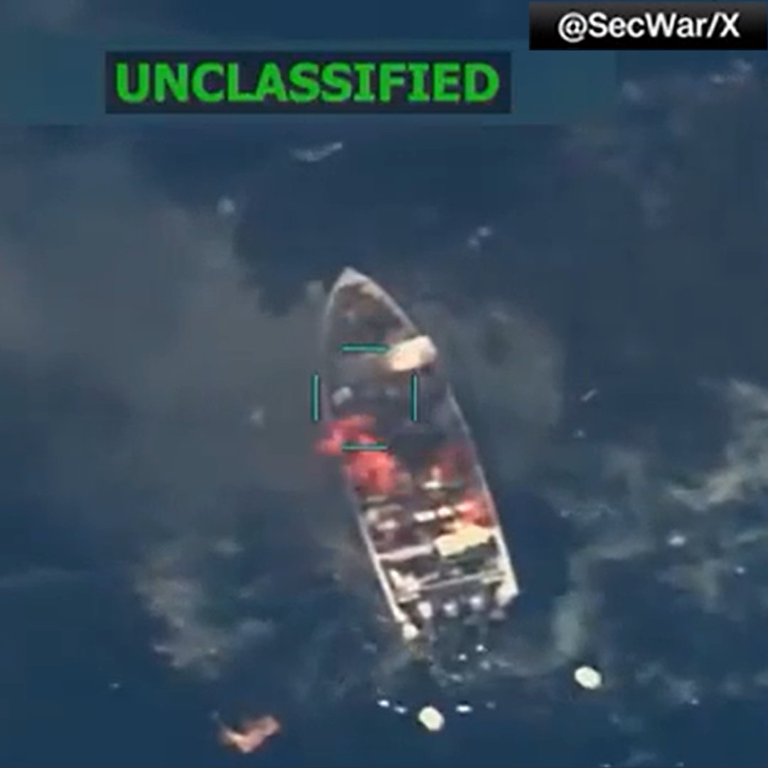 kwtx's tweet image. #Developing - US strikes another alleged drug-carrying boat in the Pacific and kills all 4 aboard, Hegseth says  STORY: kwtx.com/2025/10/30/us-…