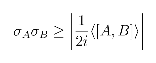Today in #PHY531 #QuantumMechanics: We derived the generalized uncertainty principle (pictured). If two observables commute, it is possible to find simultaneous determinate states (eigenfunctions) of both, which have guaranteed outcomes (eigenvalues) with zero spread.