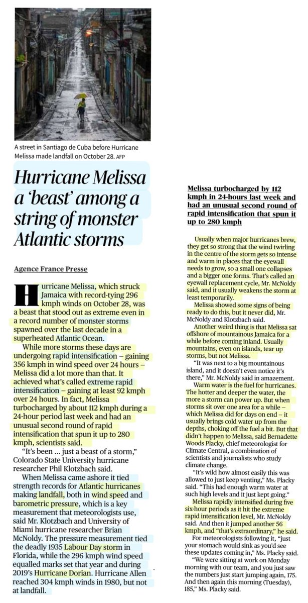 imRavikantYadav's tweet photo. Hurrican Melissa a 'beast' among a string of Monster Atlantic storms

:Details

#HurricaneMelissa #MonsterStorm #Jamaica #RapidIntensification #AtlanticOcean #AtlanticStorms
#hurricane #Landfall #WindSpeed 📈 #BarometricPressure
#LabourDayStorm #HurricaneDorian

#UPSC
Source:AFP https://t.co/HBr0VoRm4k