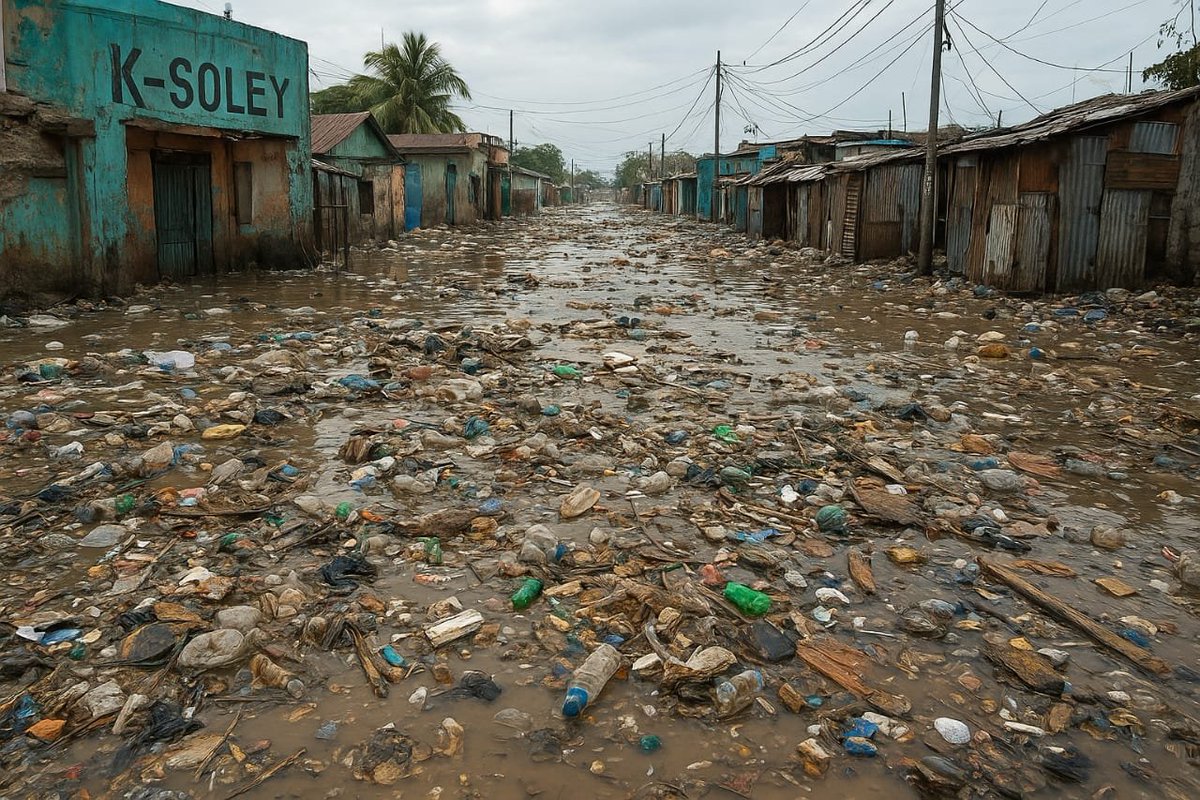 Gonaïves – K-Solèy noyé sous les eaux : les habitants s’organisent face à l’inaction des autorités  rezonodwes.com/?p=368570