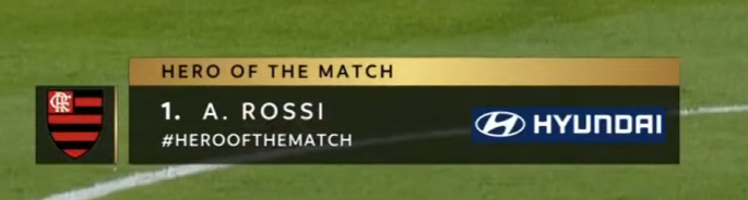 ROSSI ELEITO O MELHOR DA PARTIDA!