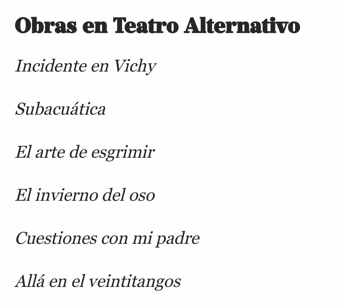 Nominación a los <a href="/premiosace/">PremiosAce</a> para El arte de esgrimir