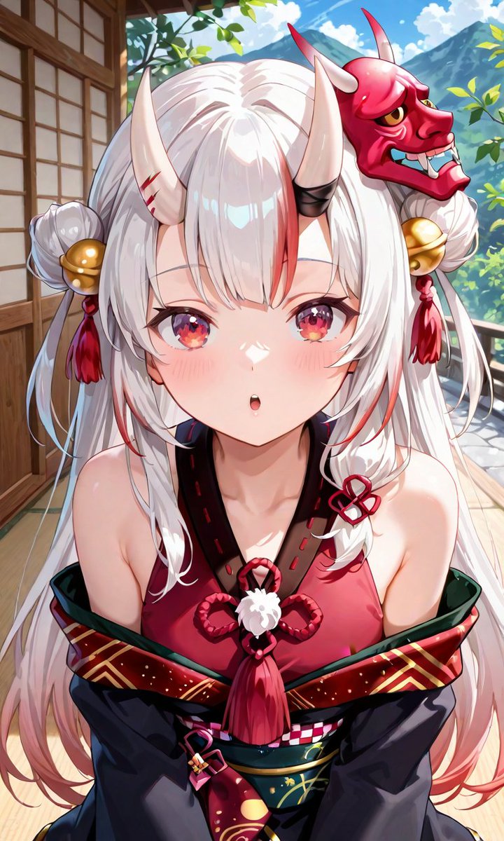 notes9999's tweet image. #百鬼あやめ
#ホロライブ
#AIイラスト