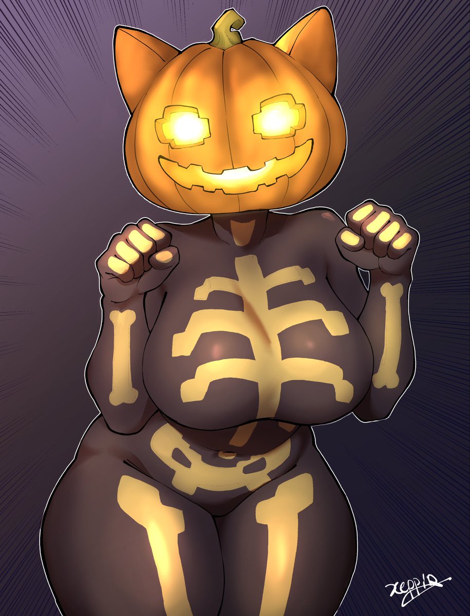 pumpkin cat