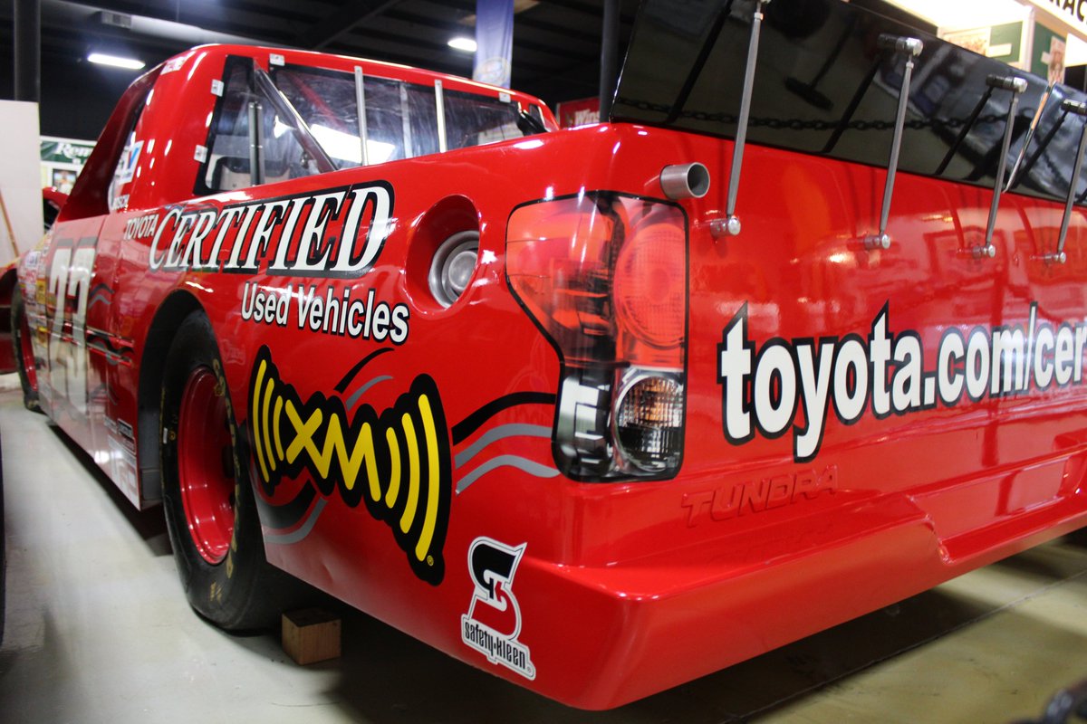 A Johnny Benson No. 23 Bill Davis Racing Toyota Tundra circa 2007-08

(The hood is in half on this truck so I had to get a little creative with angles here as to not show that)
