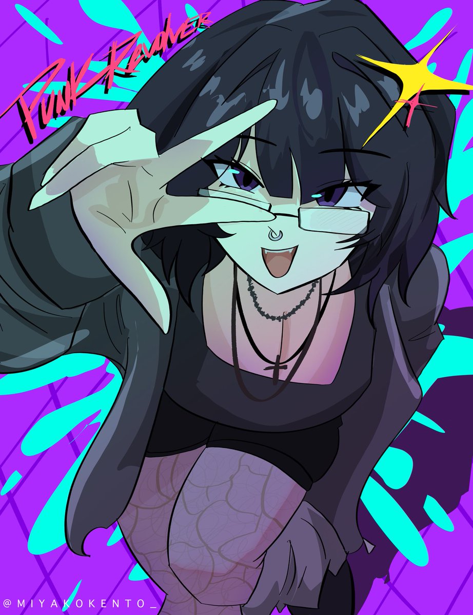 miyakokento_'s tweet image. drawing for a friend 

#art