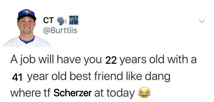 sleepy_con's tweet image. scherzer dapping up yesavage ❤️❤️