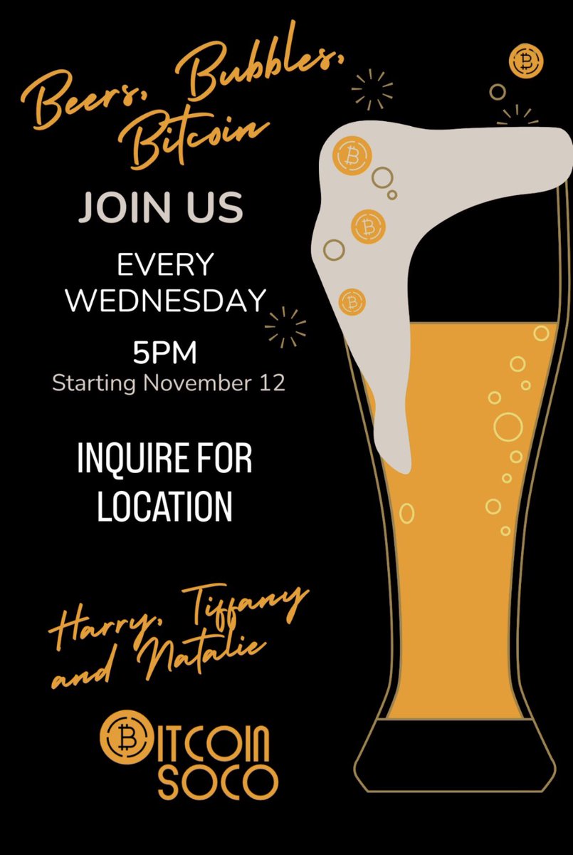 Come hang with us! Starting November 12, every Wednesday, we will be meeting for some fun socializing over beers and bubbles in Scottsdale! 😎

*Inquire for Location*

<a href="/NatalieVarty/">Natalie Nicole</a> <a href="/tiffany_varty/">Tiffany Noelle</a> <a href="/HarryGBeckwith/">Harry Beckwith</a>