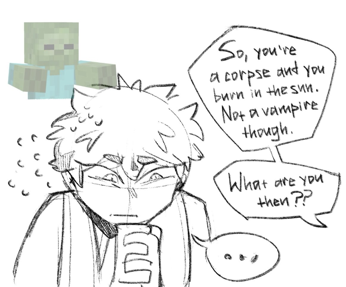 Minecraft zombies sure got some glow up there