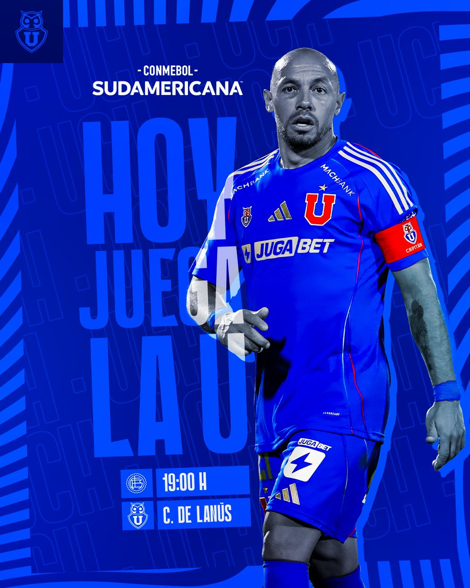 TE LLEVAMOS DENTRO DEL CORAZÓN 🎵🔵🔴

🏆 CONMEBOL #Sudamericana | Semifinal Vuelta
🆚 Lanús 
🕖 19:00 hrs.
🏟️ Estadio Ciudad de Lanús
📺 DGO / ESPN Premium en Disney Plus

#VamosLaU 🤘🏼