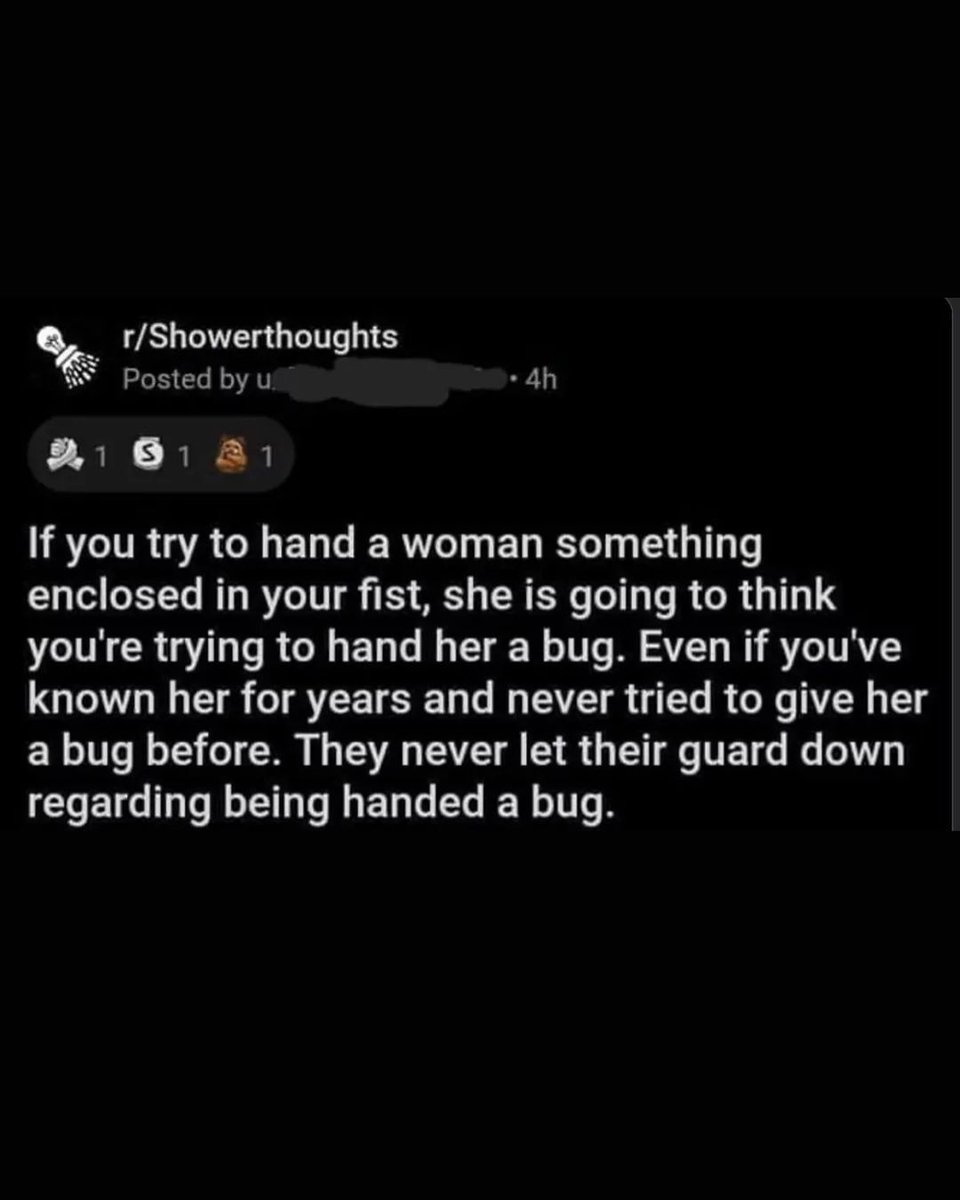 Memedroid's tweet image. bug fear #bug #memes #fear #women #funny