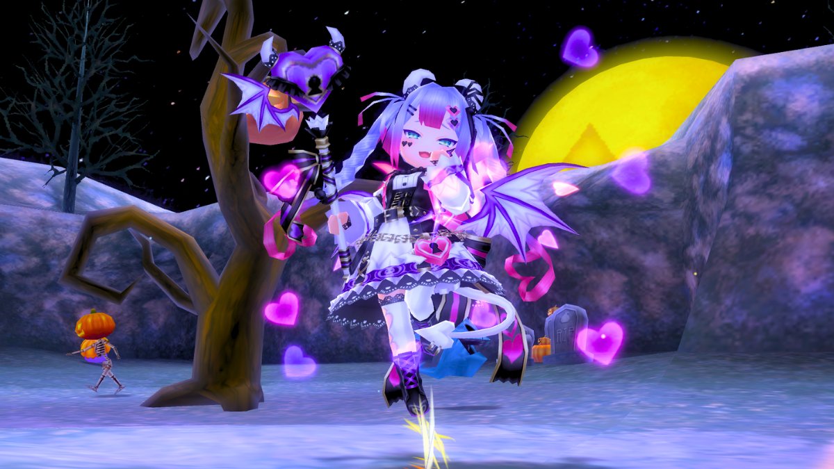 💜ファナエルのバーチャルハロウィン⚡️
後半戦開始‼️
本日より闇仮想魔窟【激激】追加です❤️‍🔥

【激激】へのチケットは、【激】のモンスターが確率でドロップする
[激激バーチャルメダル]を、エレナイ紳士のクエストで交換することで入手できます。

エレナイハロウィンを最後まで楽しみ尽くそう🎃