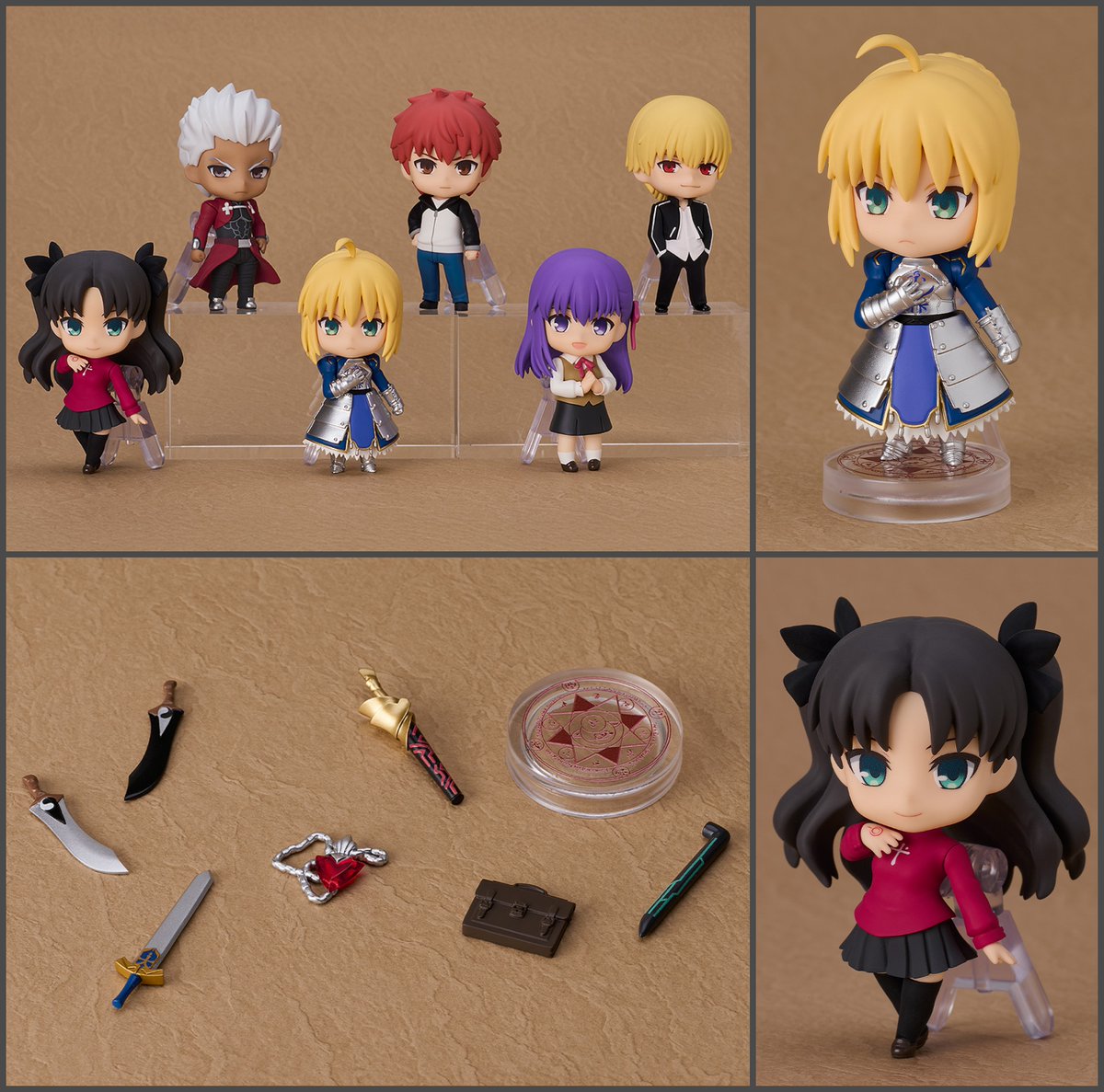 Introducing Nendoroid Surprise figures from “Fate/stay night”! Each blind box comes with a random Servant from the six-character lineup and a surprise part from the series. Preorder now at GOODSMILE ONLINE SHOP US!

Shop: goodsmile.link/FPRPnN

#FateStayNight #Goodsmile