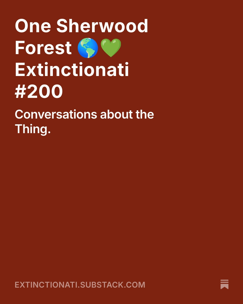 IceGoingSouth's tweet photo. One Sherwood Forest 🌎💚 Extinctionati #200
https://t.co/rYIHgMMMlC https://t.co/ikQ1G829Mm