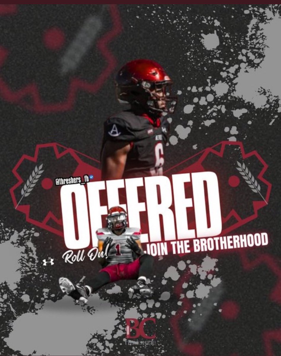 After a great conversation with <a href="/TheTerryCook/">Coach Terry Cook</a> iam Blessed to receive an offer To go play at <a href="/Threshers_FB/">Bethel College FB</a> <a href="/jdeddy20/">James Eddy</a> <a href="/jwlawson1/">Coach Lawson</a> 🙏
#AGTG