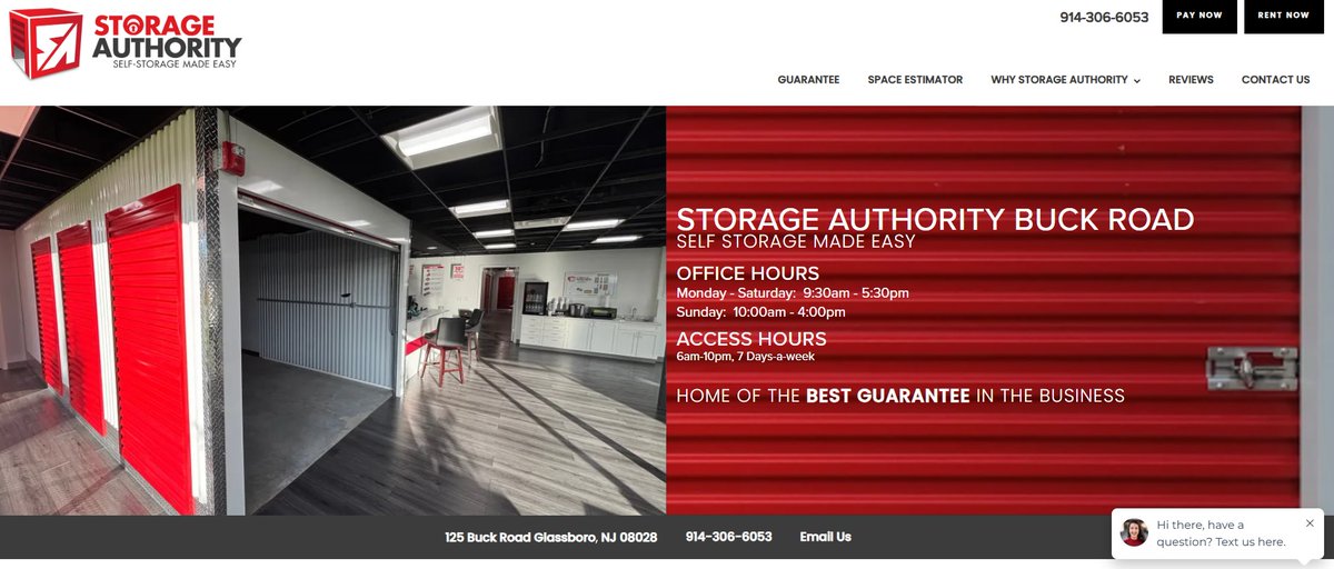 StorageAuth's tweet image. Excited to give a massive shout-out to the team at Storage Authority Franchise Buck Road in Glassboro, NJ!  What an incredible launch! Your state-of-the-art facility is an absolute stunner, blending modern design with top-tier security and convenience. 

#SelfStorage #Franchise