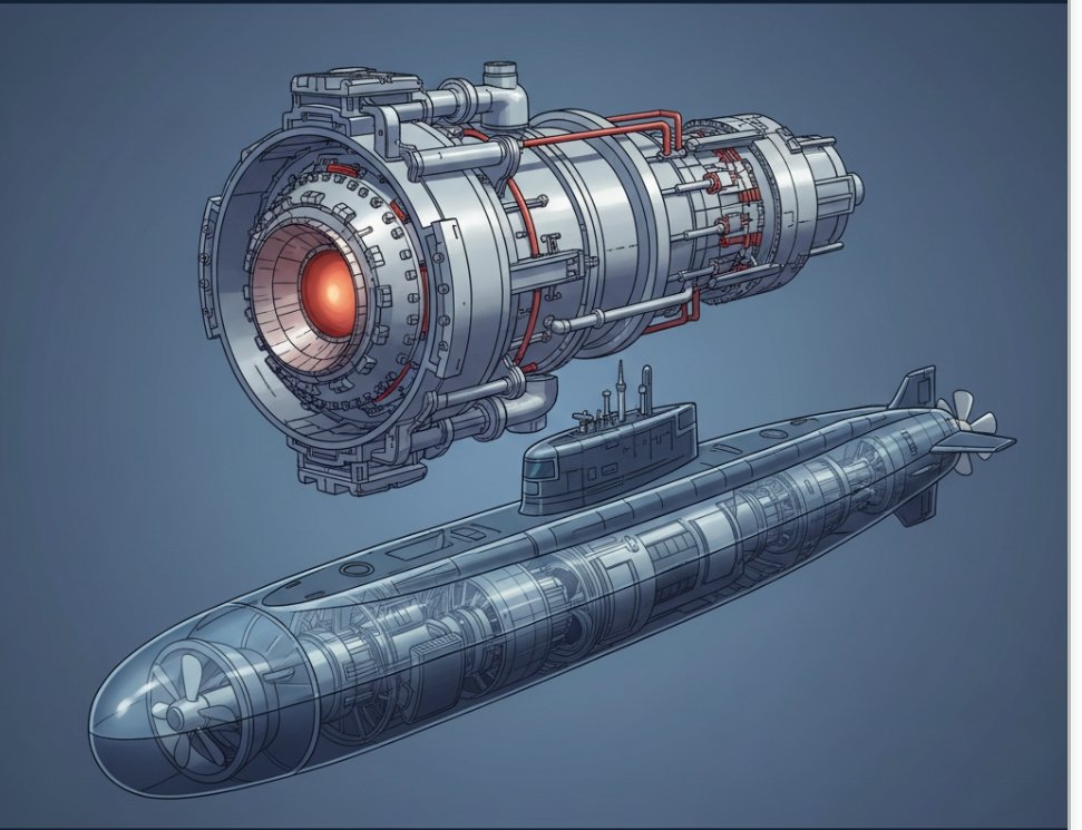 Times_of_Cinema's tweet image. 200 MW nuclear reactors by India for container ships &amp;amp; future naval platforms (SSBNs/SSKs). Boosting both commercial and military power at sea. World-class propulsion! 🌊

#NuclearPropulsion #IndiaTech #Defence