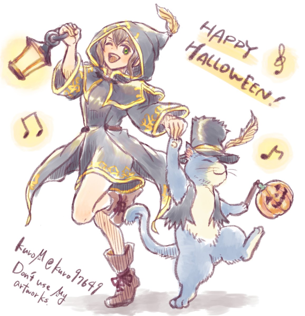 kuro (@kuro97649) on Twitter photo すべりこみ今月のトレサちゃん黒魔ハロウィン仕様🎃
キャットリン描くのとても楽しいです🐈🎩 すべりこみ今月のトレサちゃん黒魔ハロウィン仕様🎃
キャットリン描くのとても楽しいです🐈🎩