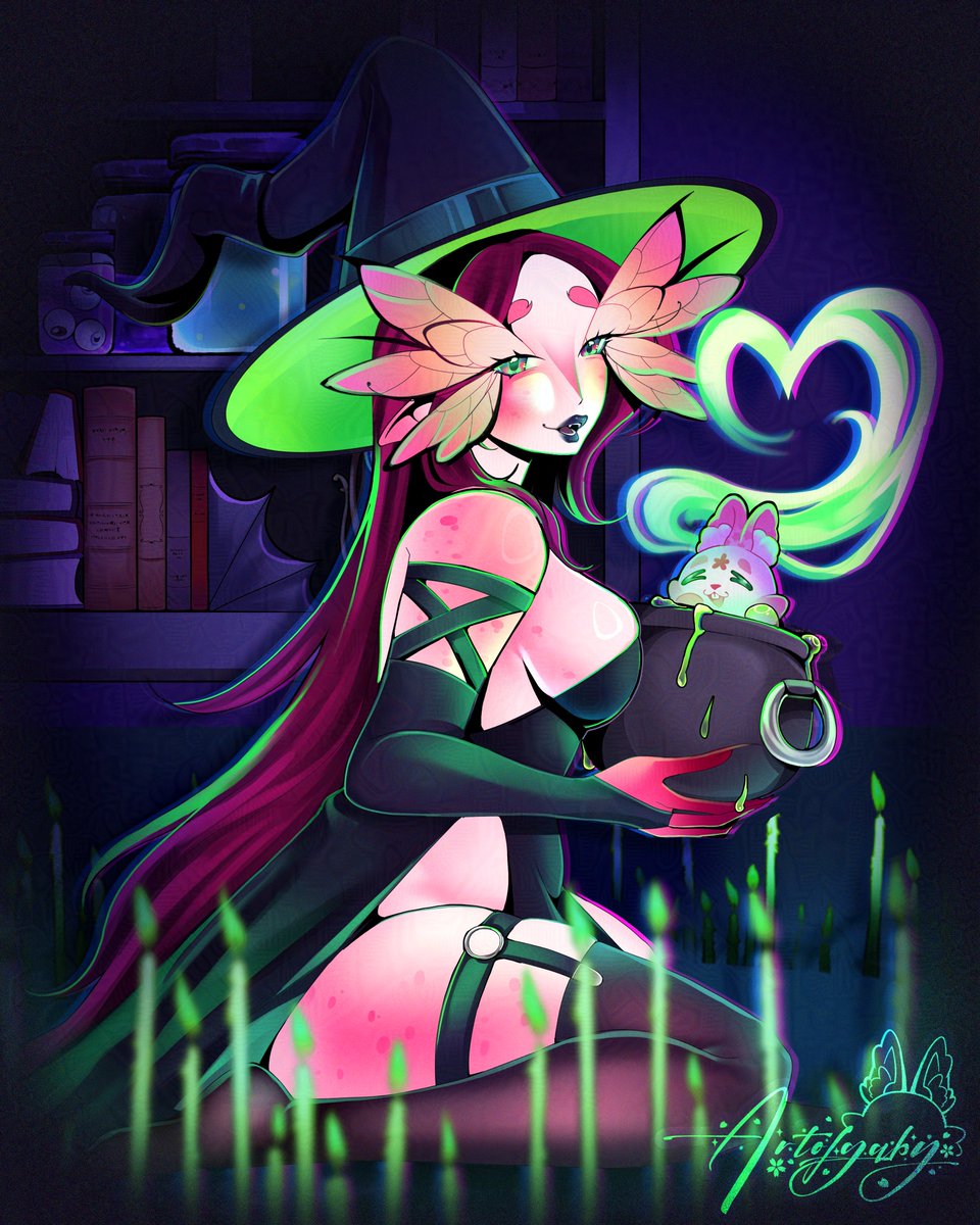Artofgaby's tweet photo. I put a spell on you~ and now you're mine ⋆˚꩜｡⟡₊ ⊹ https://t.co/cRTTOtNNGp