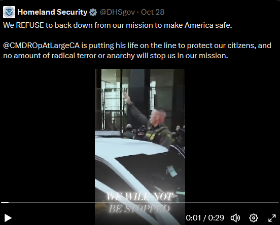 <a href="/GavinNewsom/">Gavin Newsom</a> Most editors would have cut this motion out of the shot to avoid giving the wrong impression. These people made a conscious choice to start the entire video with it.