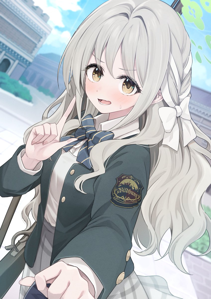 今日こそは付き合ってもらいますからね！

#桜井ミヨ #ブルアカ