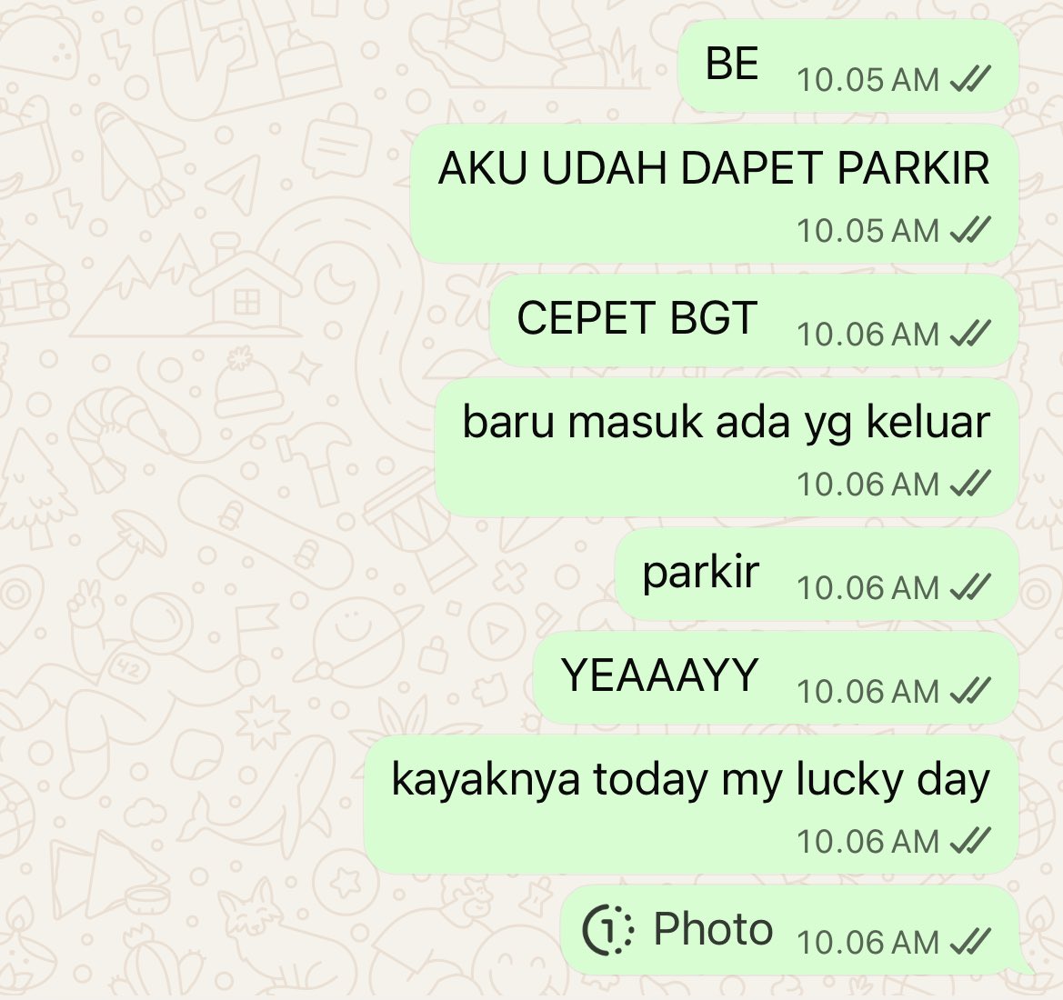 maxiefrappe's tweet photo. this is how dapet parkir di fe feels like 😭😭🫶🫶 https://t.co/2gMoEyYEvv