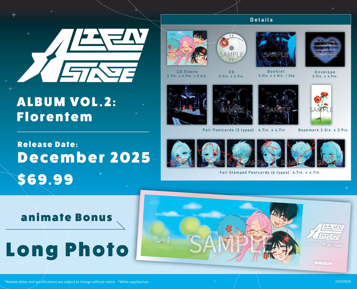 👾 ALIEN STAGE ALBUM VOL.2: Florentem Pre-order will be available 👾 ALIEN STAGE ALBUM VOL.2: Florentem Pre-order will be available