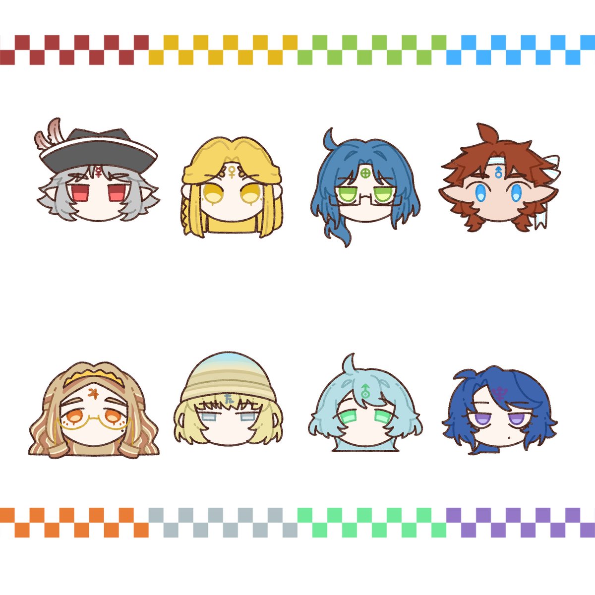 Xuwu_5's tweet photo. #太陽系大陸 #天体擬人化 https://t.co/OmIyFTEhQk