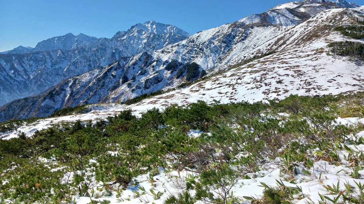 hakuba_happo's tweet image. 本日10月30日の八方池の写真です
今日は天気も良く、三段紅葉がとてもキレイです。八方池山荘より上部は雪山登山の装備が必要です！！
雪山に慣れていない方はアイゼンが必須となっております❄️ 八方ケルンからの下はとても滑りやすくなっております。

#八方池
#八方尾根
#八方アルペンライン