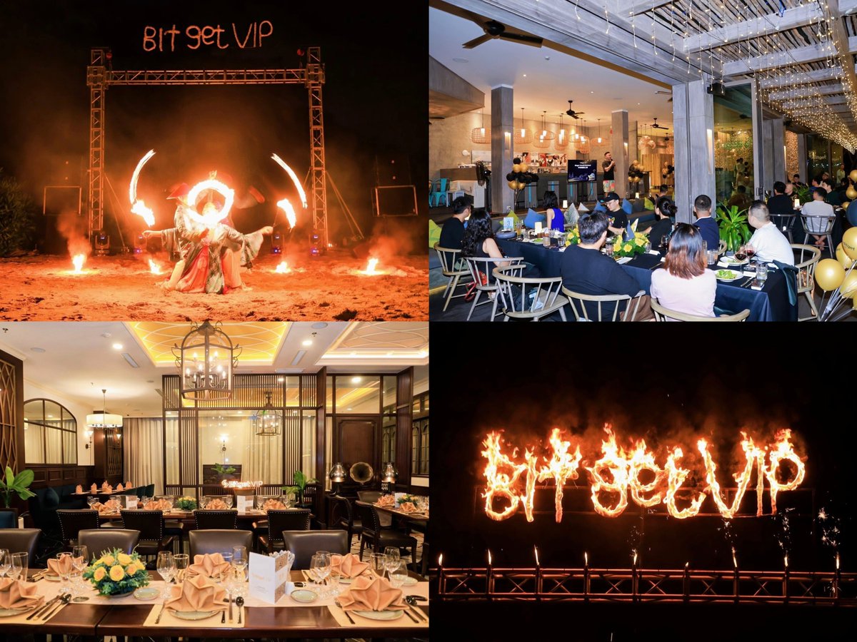 Bitget_zh's tweet image. #Bitget VIP 环球假期之旅越南站圆满落幕！🌊

五天四夜的海滨时光，与 VIP 们一起度过了很多难忘的瞬间🔥

让我们一起期待下一站🎉