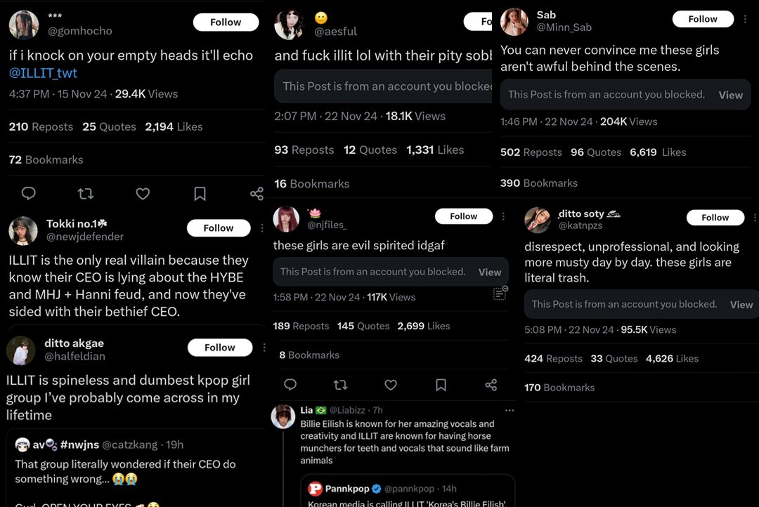 KFloopNet's tweet image. And we will never forget those planned hate trains against rookie groups (Lesserafim and Illitt btw)