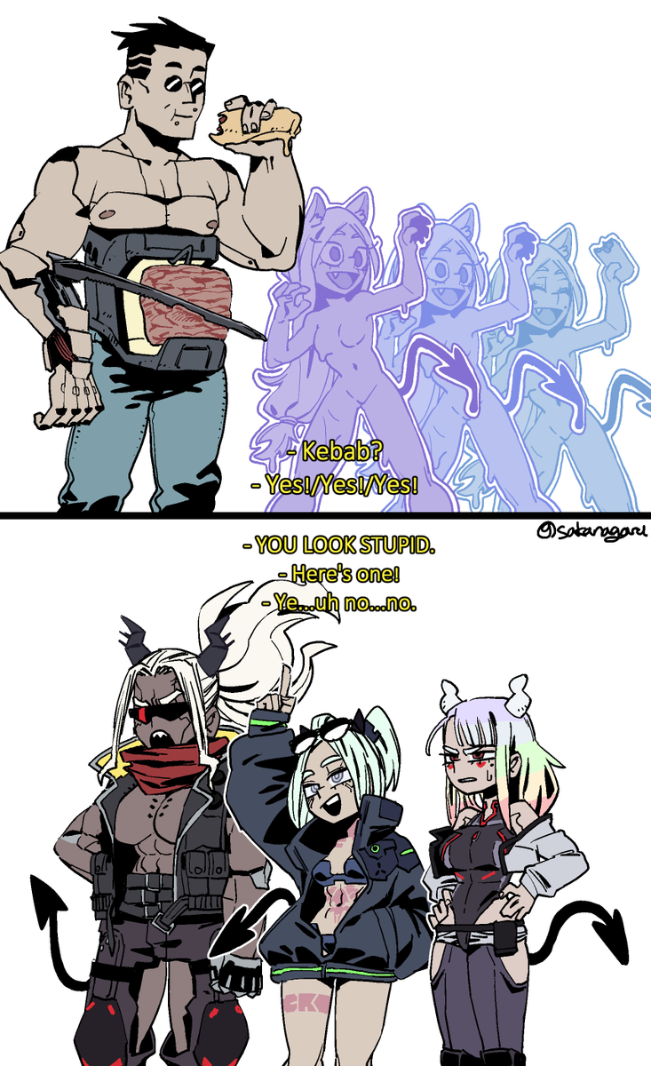 sakanagaru's tweet photo. 🎃🎃🎃
#Helltaker
#CyberpunkEdgerunners https://t.co/gnZx5lzMSh